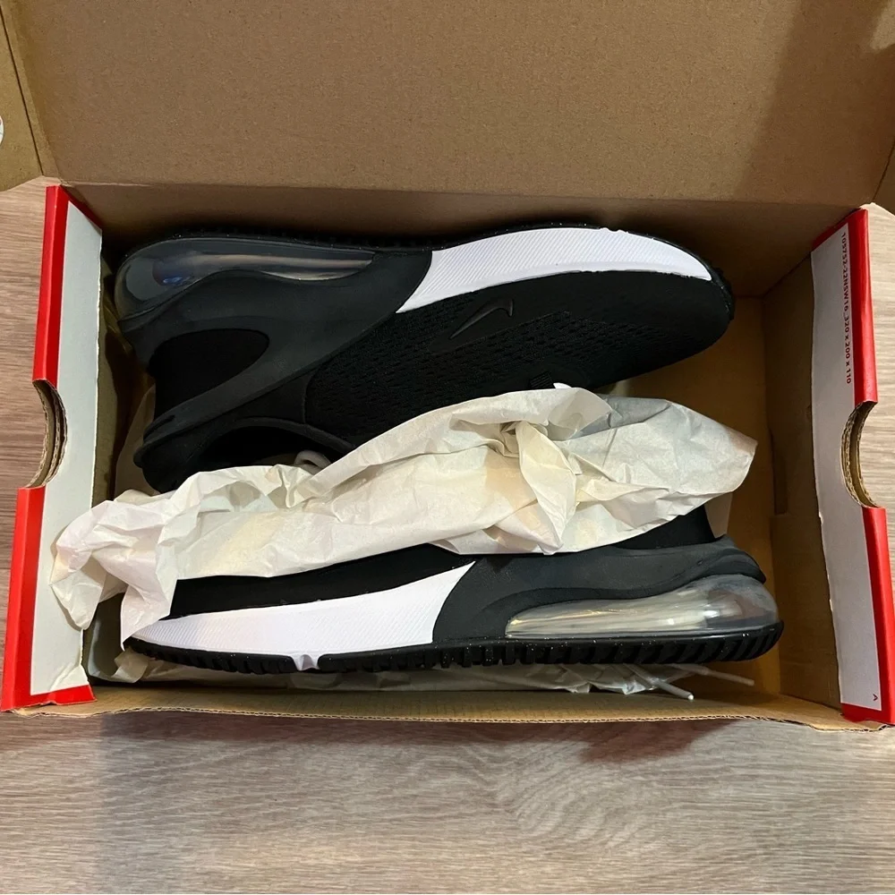 Nike Black and White Air Max Sneakers
